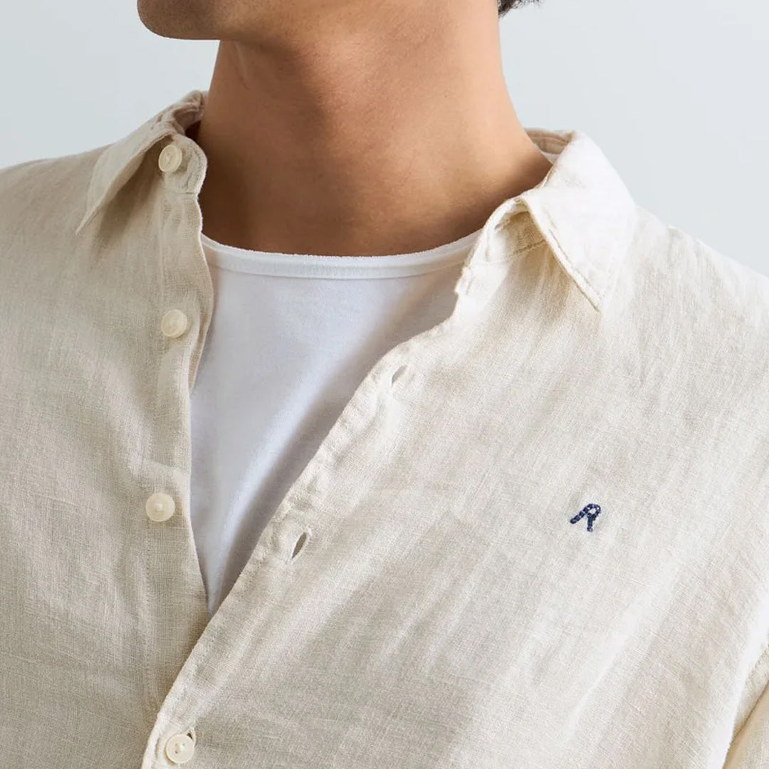 Këmishë Replay GARMENT DYED LINEN