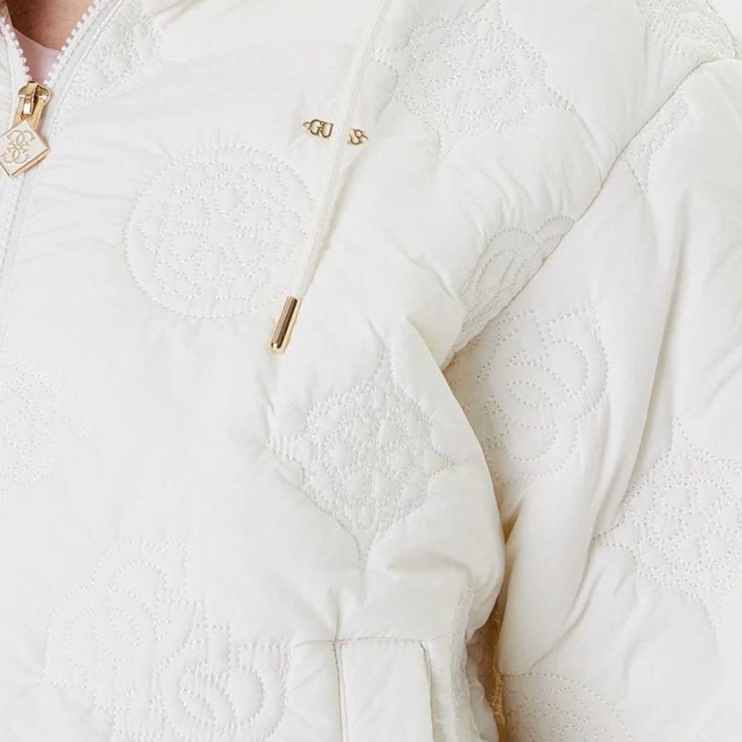 Jakne GUESS IVY ZIP HOODIE PUFFE