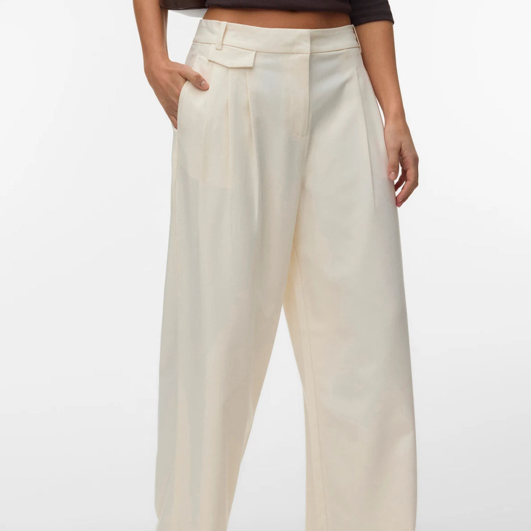 Pantallona VERO MODA VMDREA MW WIDE PANT