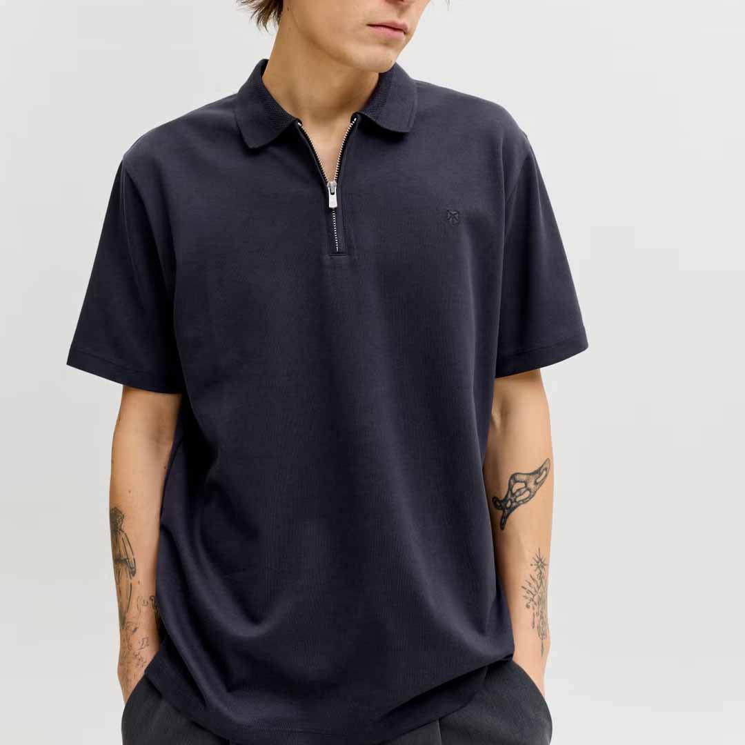 Maicë Jack & Jones JPRBLAETHAN SS ZIP POLO SN