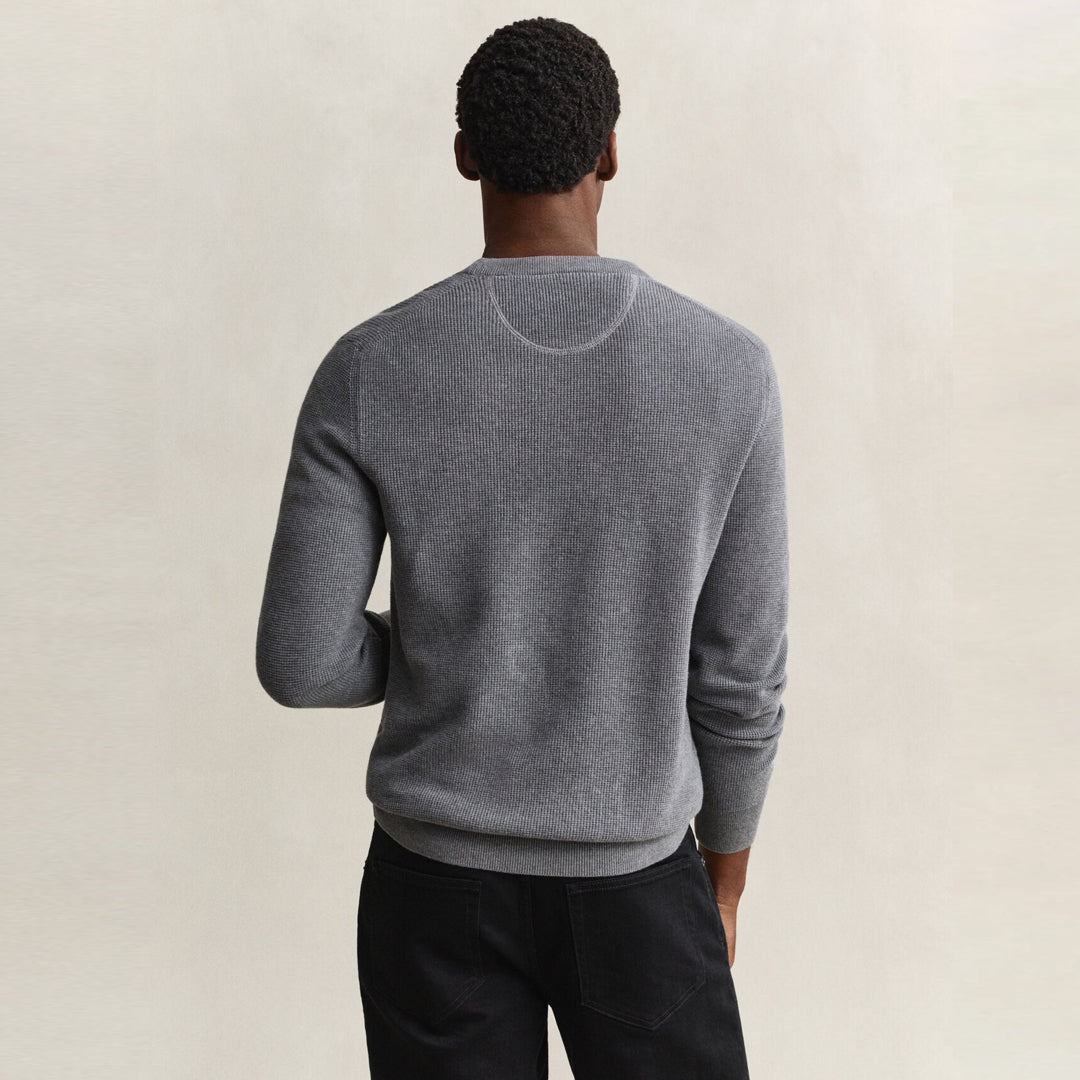 Bluzë Gant WAFFLE KNIT SWEATER