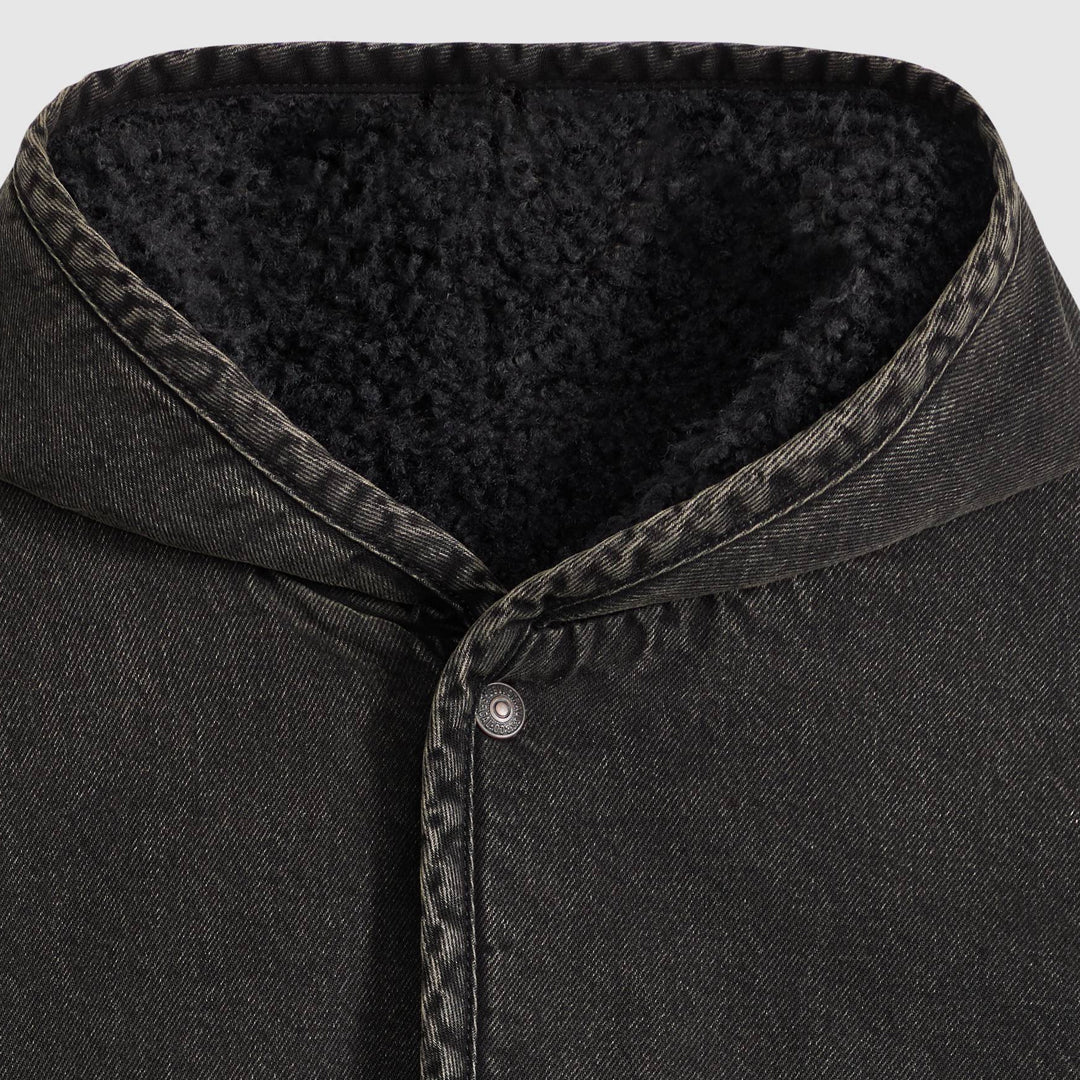Jakne Levis CAMPO SHERPA JACKET JET BLACK
