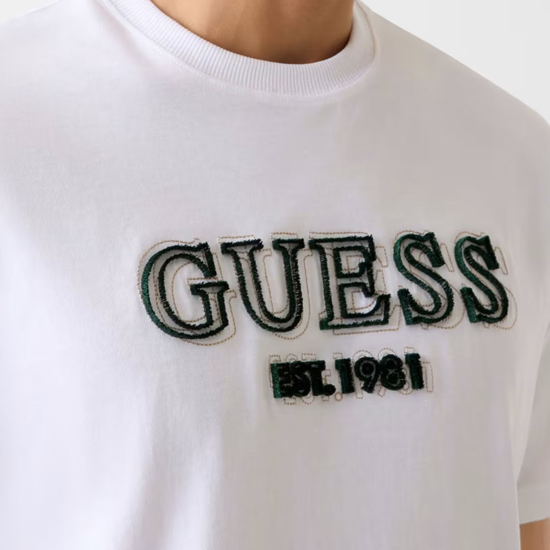 Maicë Guess SS CN EMBROIDERY LOGO TEE