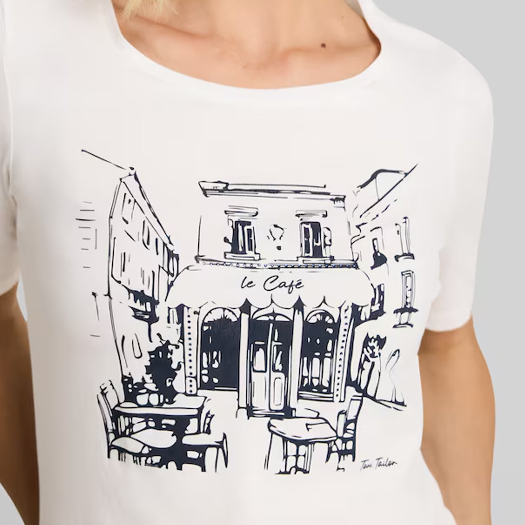 Maicë Tom Tailor T-shirt crew neck with
