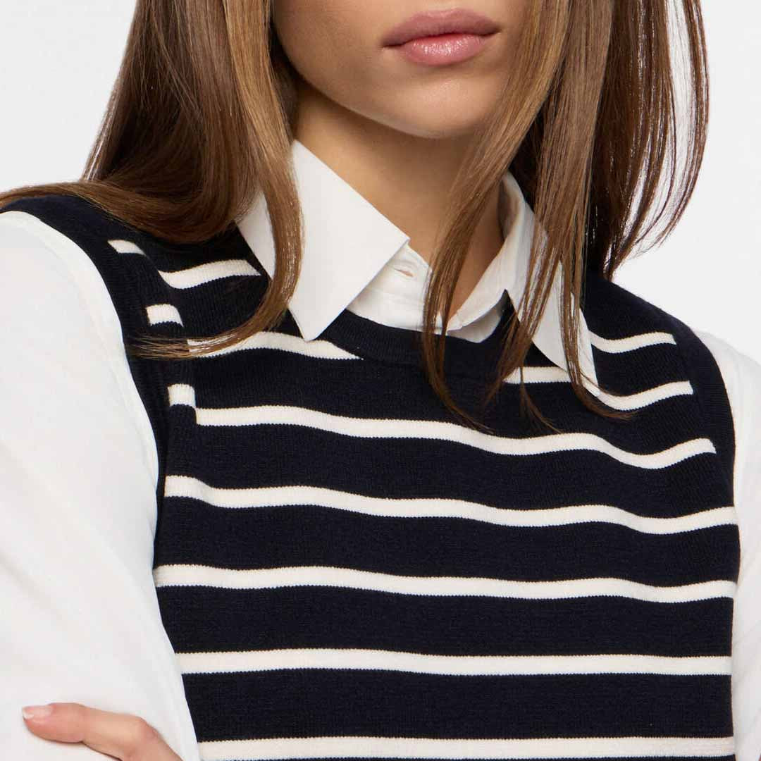 Fustan Upim ABITO IN MAG NAVY/BIANCO