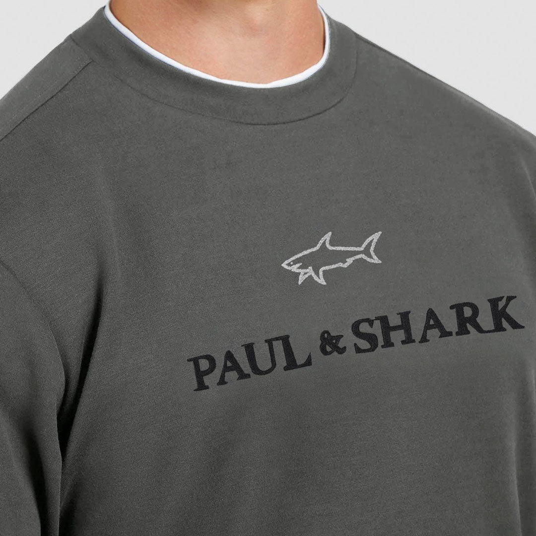 Bluzë PAUL & SHARK MENS WOVEN COTTON NYLON SWEATSH