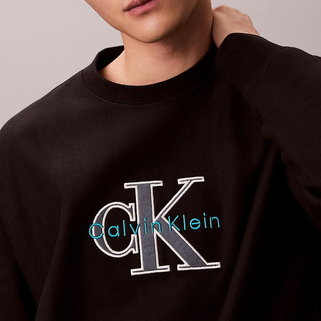 Bluzë Calvin Klein PREMIUM TRI-COLOR MONOLOGO CN S