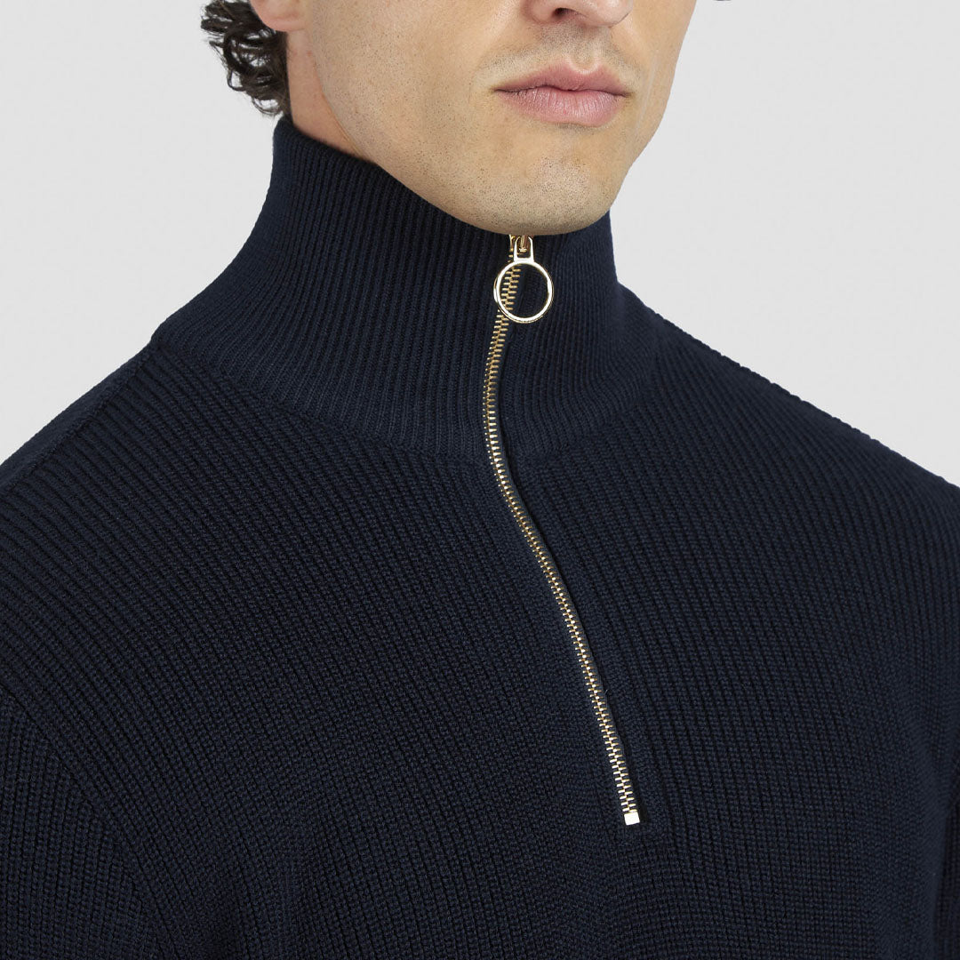 Bluzë PAUL & SHARK MENS KNITTED WOOL ZIPPED SWEATE