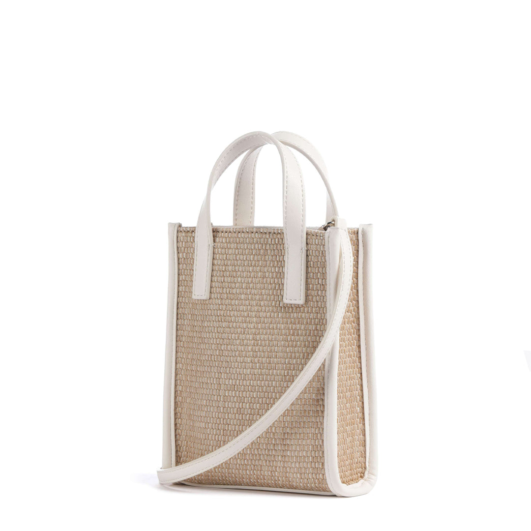 Qantë Ted Baker Faux Raffia Mini Icon Bag 3