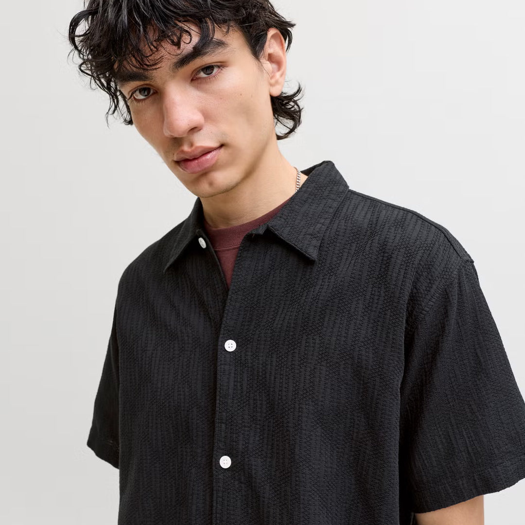 Këmishë Jack & Jones JORMONTAUK WAVY TEXTURE SHIRT SS SN