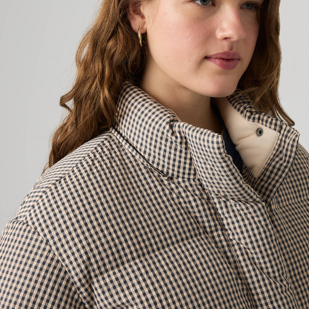 Jakne Levis TATE BUBBLE PUFFER YOLI GINGHAM PLAID