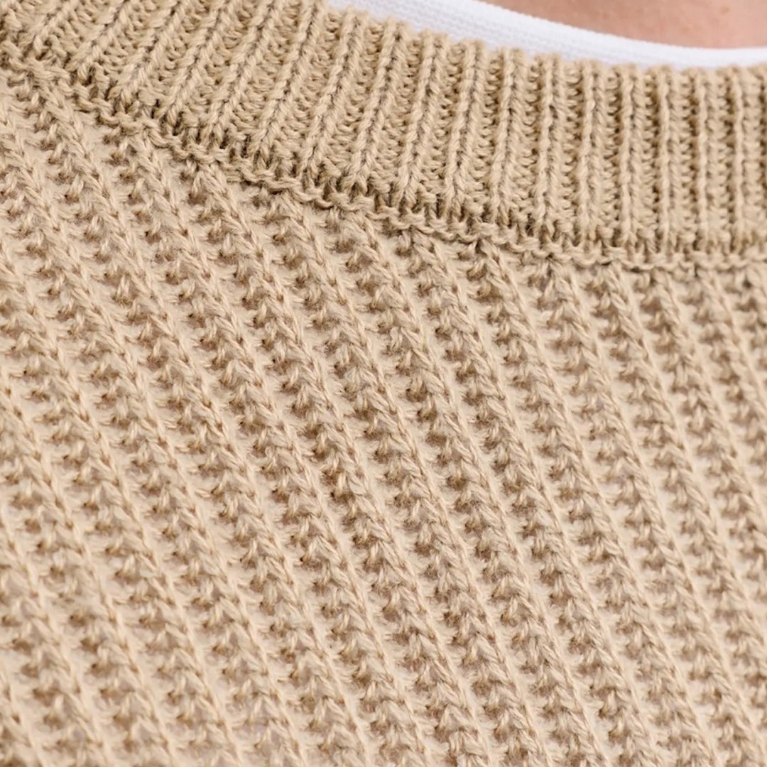 Xhemper Jack & Jones JJPANNEL KNIT CREW NECK AW26