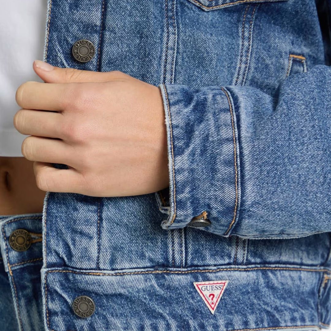 Jakne GUESS JEANS GJ OVERSIZE TEDDY JACKET