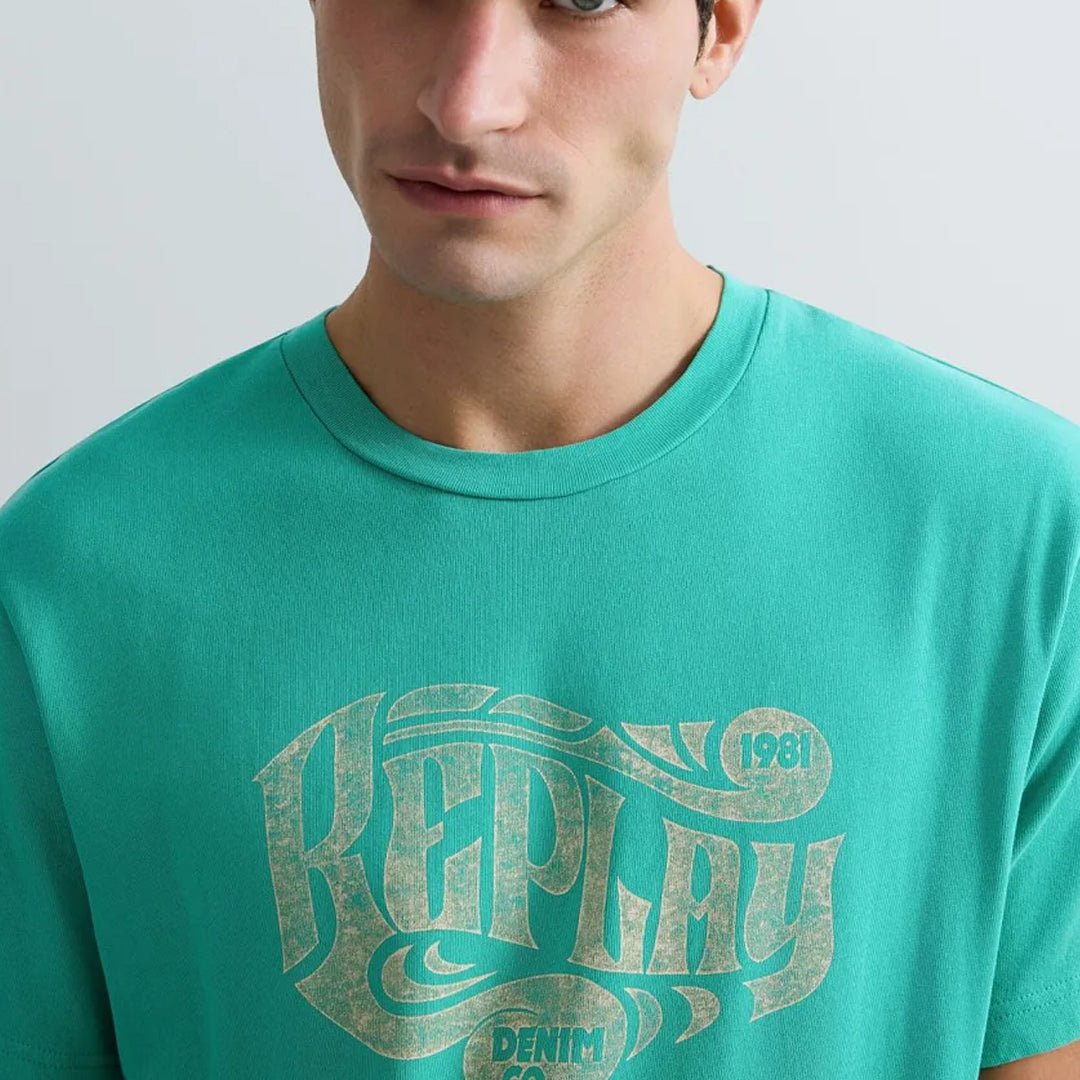 Maicë Replay HEAVY OLD G.DYED RUSTIC JERSEY