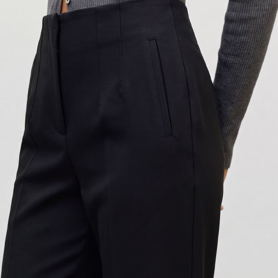 Pantallona Vero Moda VMZOEY MW TAPERED PANT NOOS