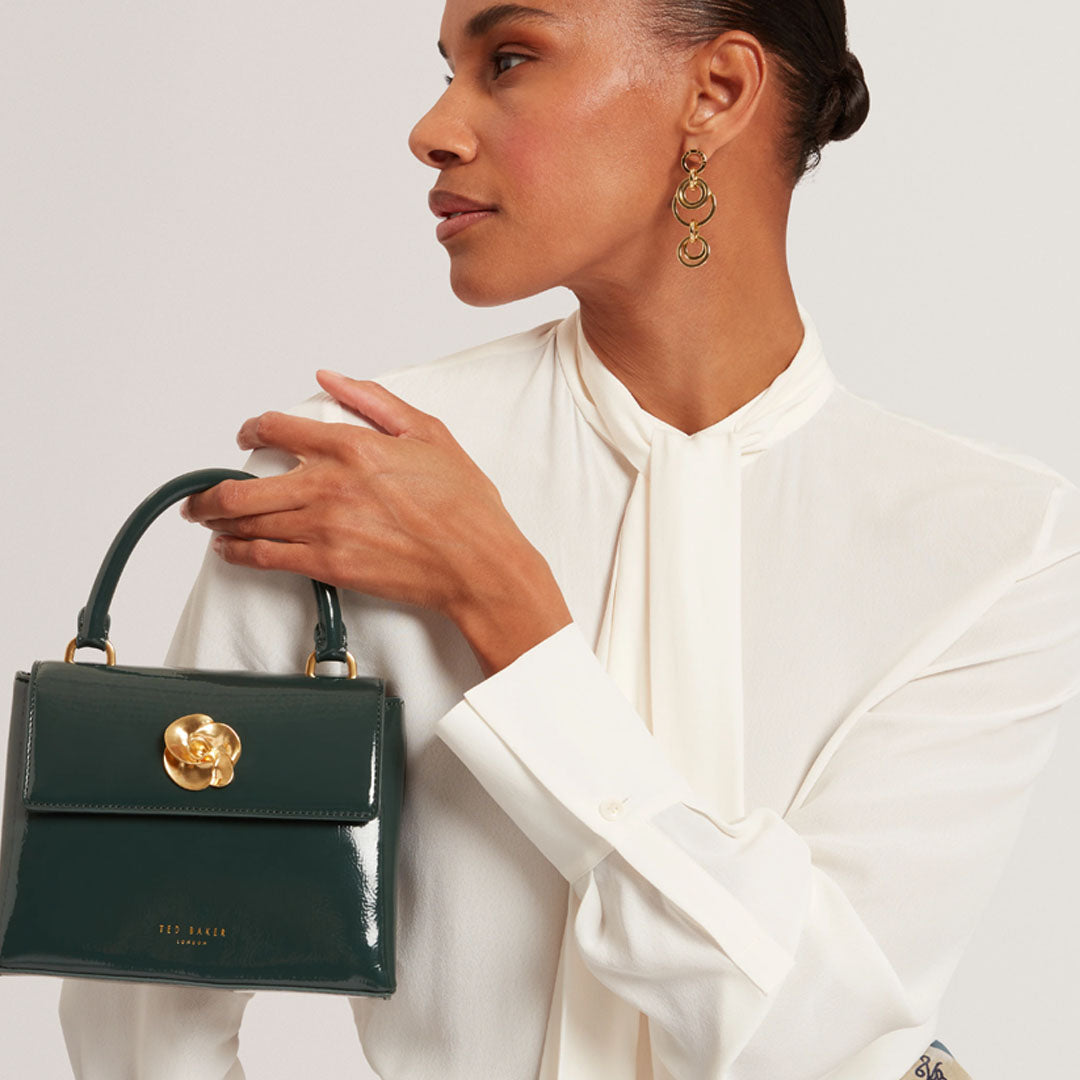 Qantë dore TED BAKER Rose Detail Mini Crinkle Bag