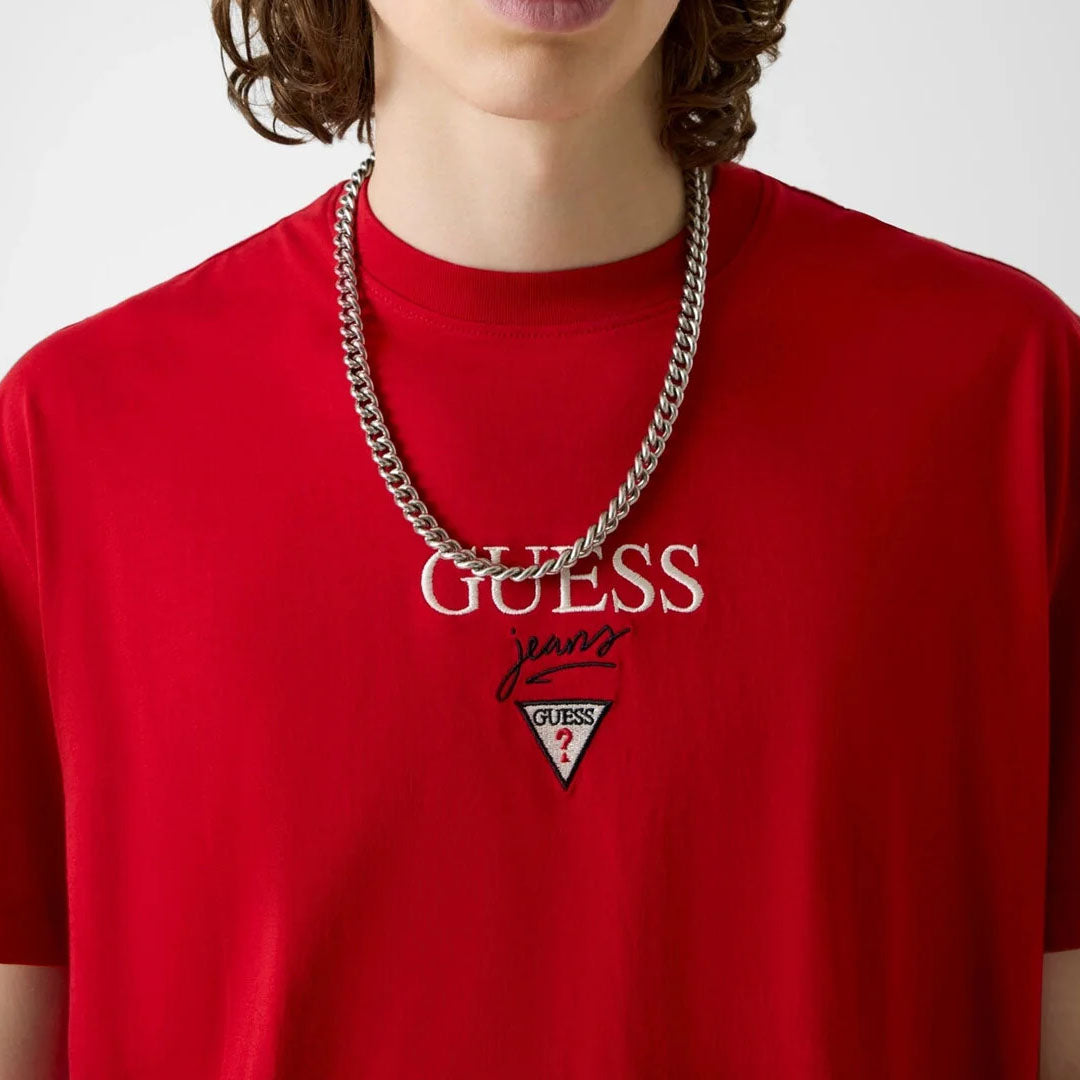 Maicë GUESS JEANS GJ SS OS BAKER LOGO TEE