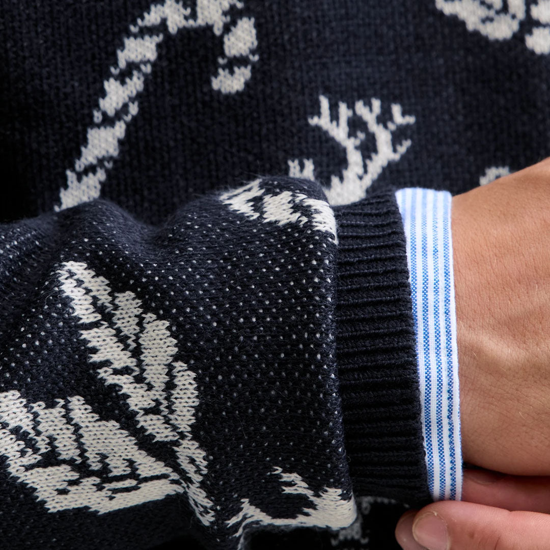 Bluzë JACK & JONESJJX MAS ANDREW KNIT CREW NECK