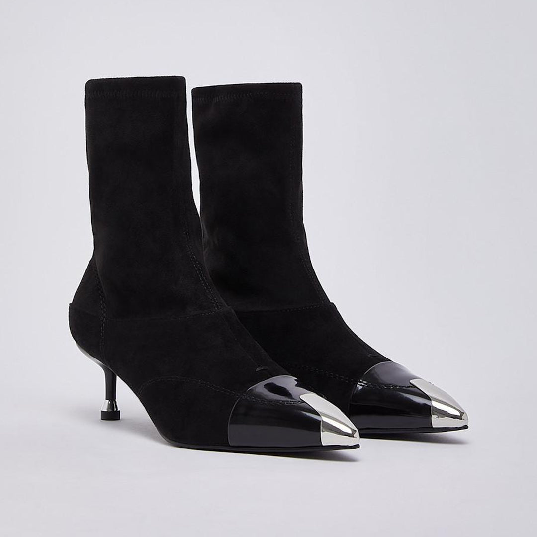 Këpucë Liu Jo DEVA 19 - ANKLE BOOT MICROFIBER/BOX SPREA BLACK