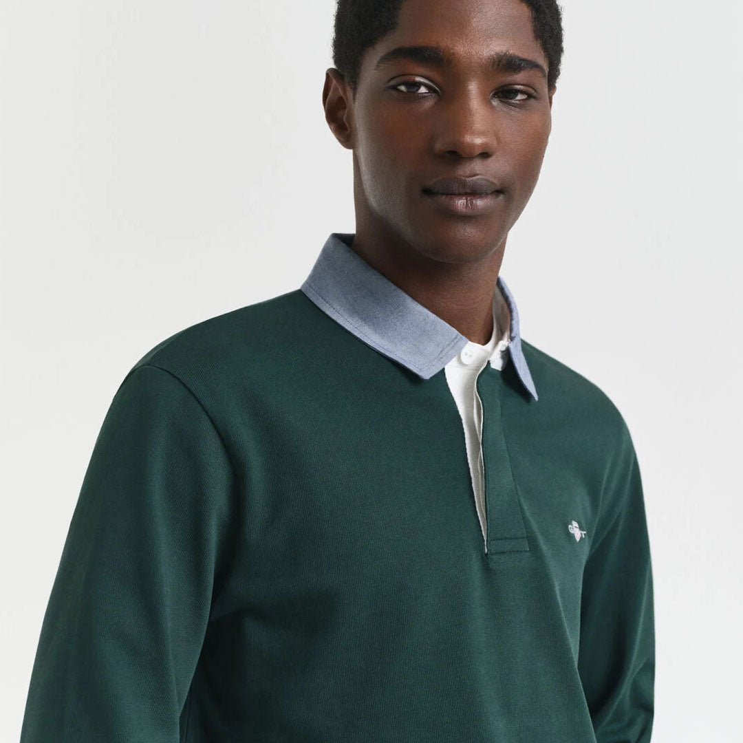 Bluzë GANT TEXTURED COTTON MERINO HALF ZIP