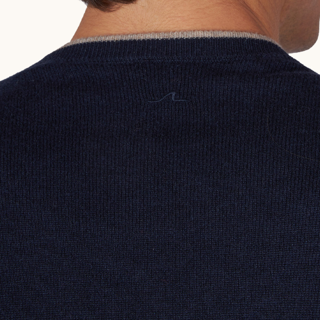 Xhemper Paul & Shark CASHMERE ROUND-NECK SWEATER