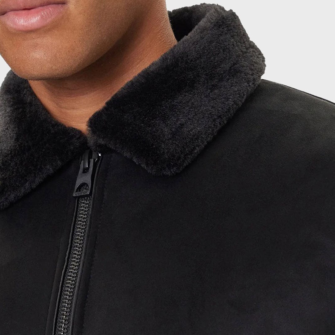 Jakne GUESS SOFT SHEARLING JACKE