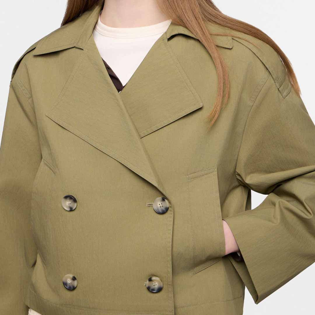 Jakne Upim J304 TRENCH  MILITARY GRE