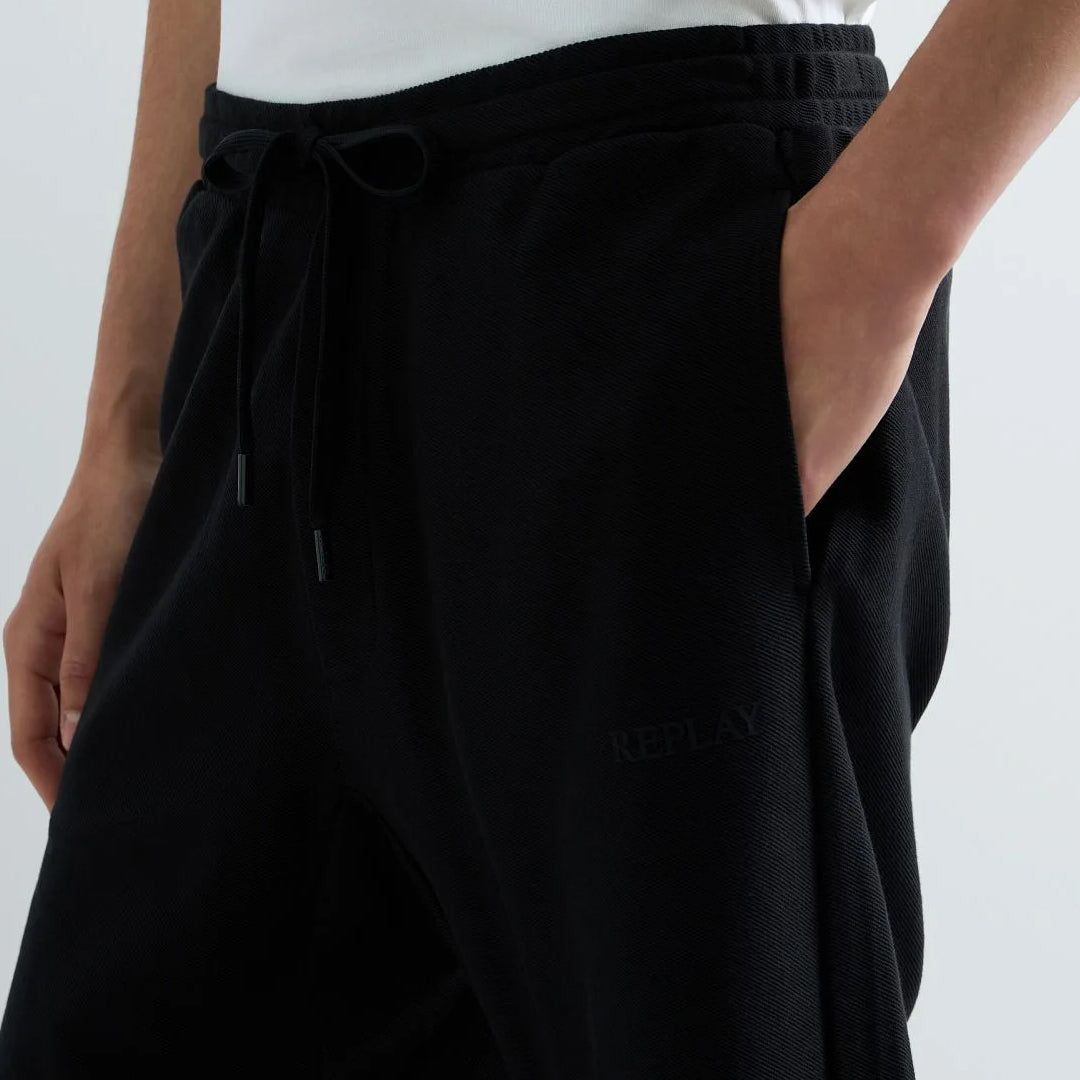 Trenerka të shkurtra Replay DIAGONAL HEAVY JERSEY