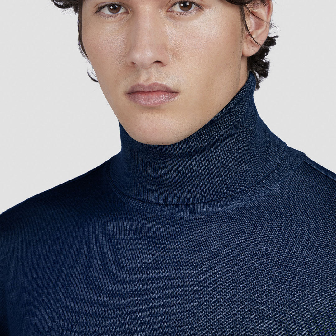 Rollkë PAUL & SHARK MENS KNITTED SILK WOOL TURTLEN