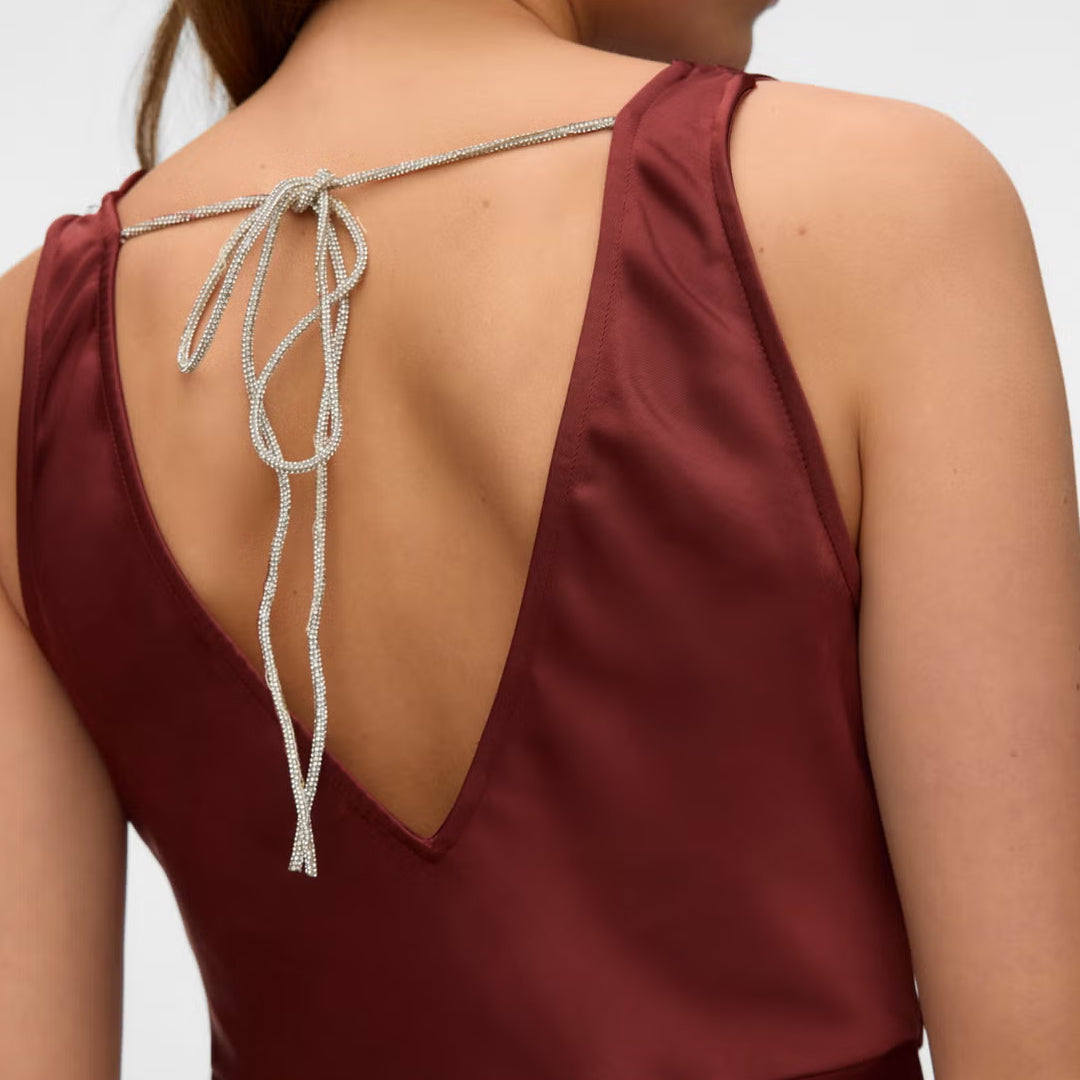Fustan Vero Moda VMMAILKA SL TIE ANKLE DRESS EXP