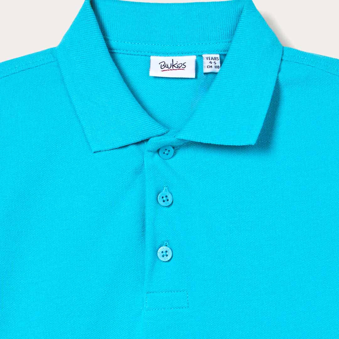 Këmishë Blukids POLO SOLID   SCUBA BLUE