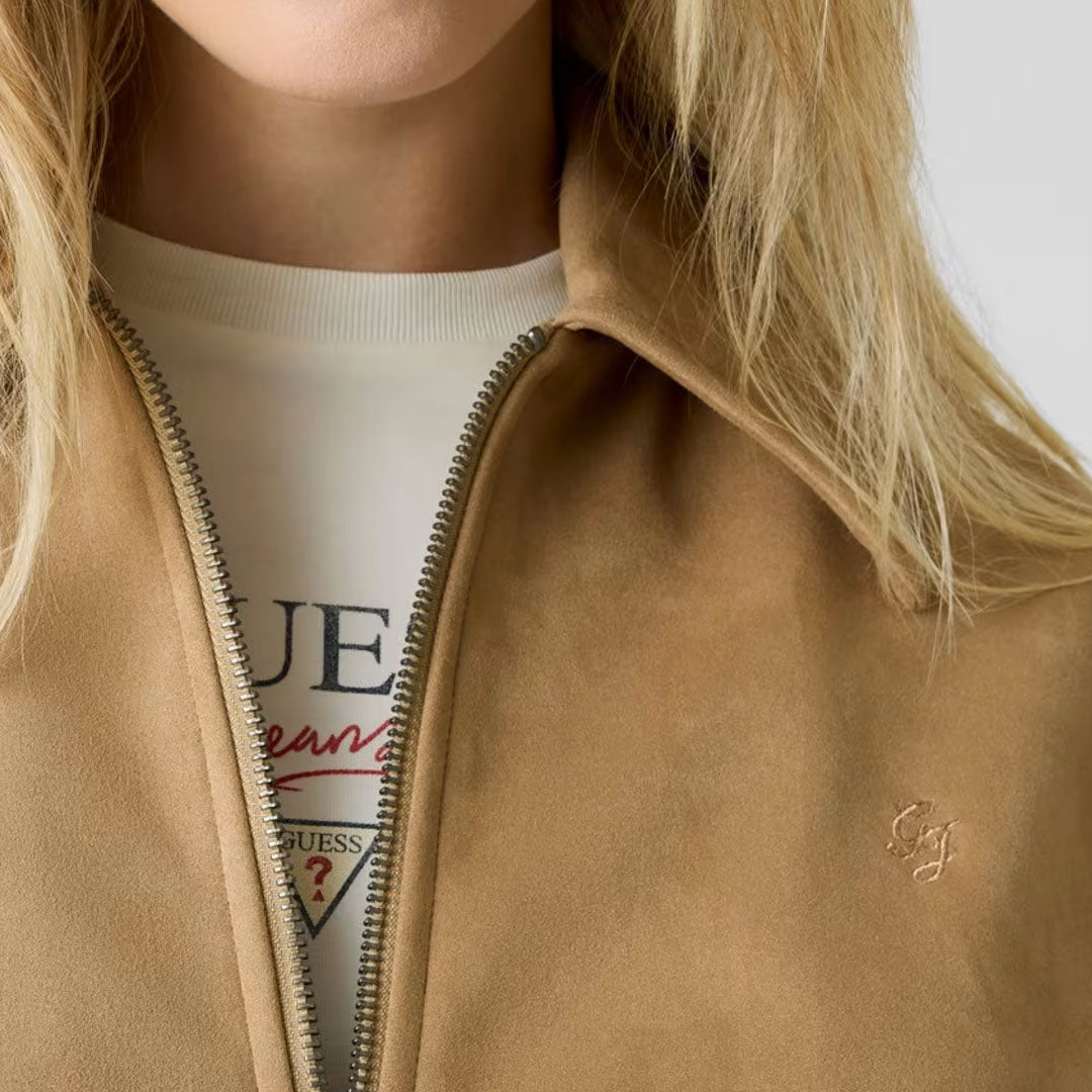 Jakne Guess Jeans GJ FAUX SUEDE BOMBER