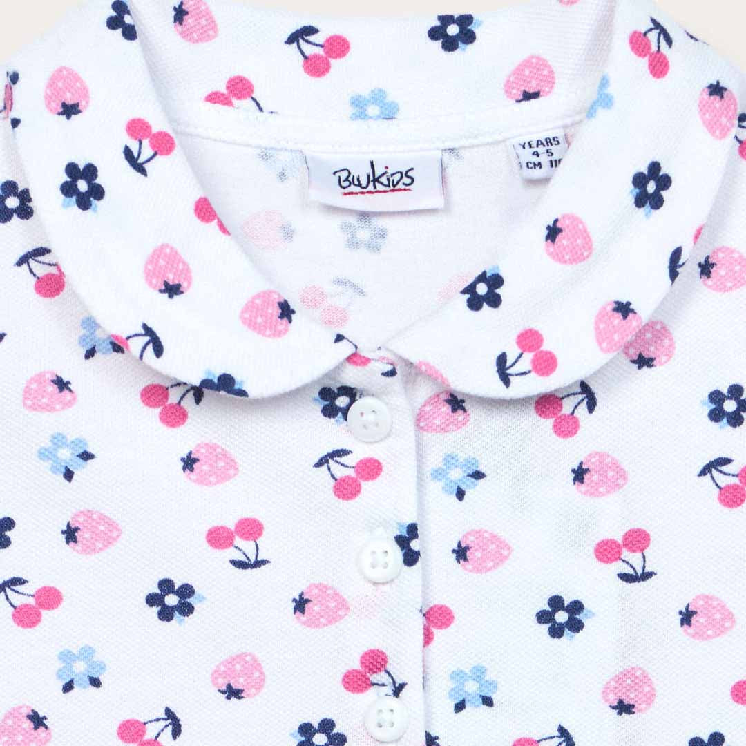 Këmishë Blukids POLO AOP     BRILLIANT WH