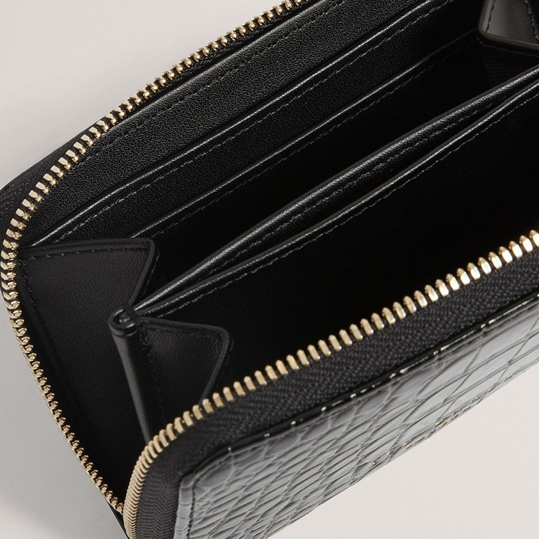 Kuletë Ted Baker Croc Effect Small Zip Around Wall