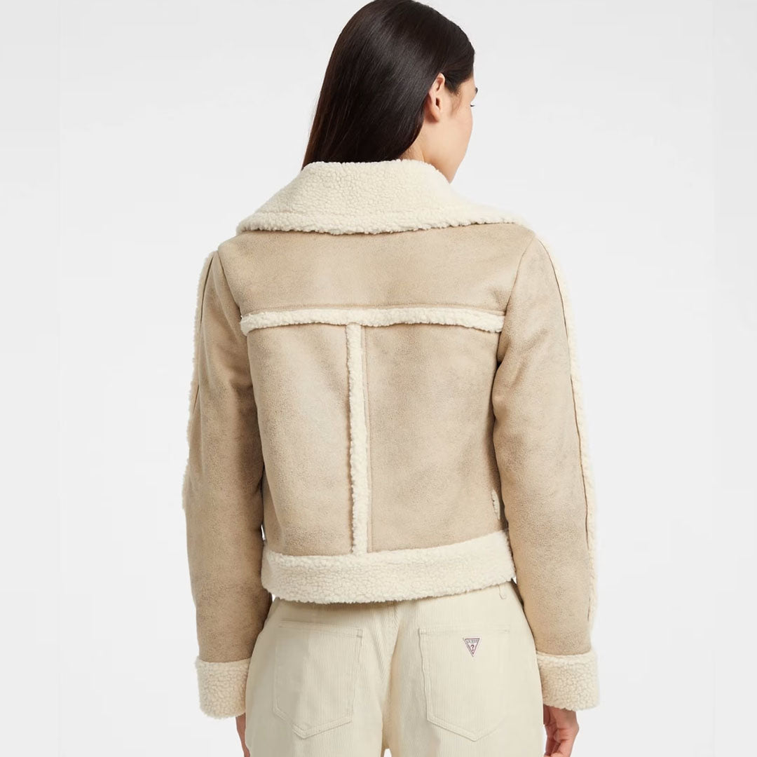 Jakne GUESS JEANS GJ FAUX SHEARLING JKT