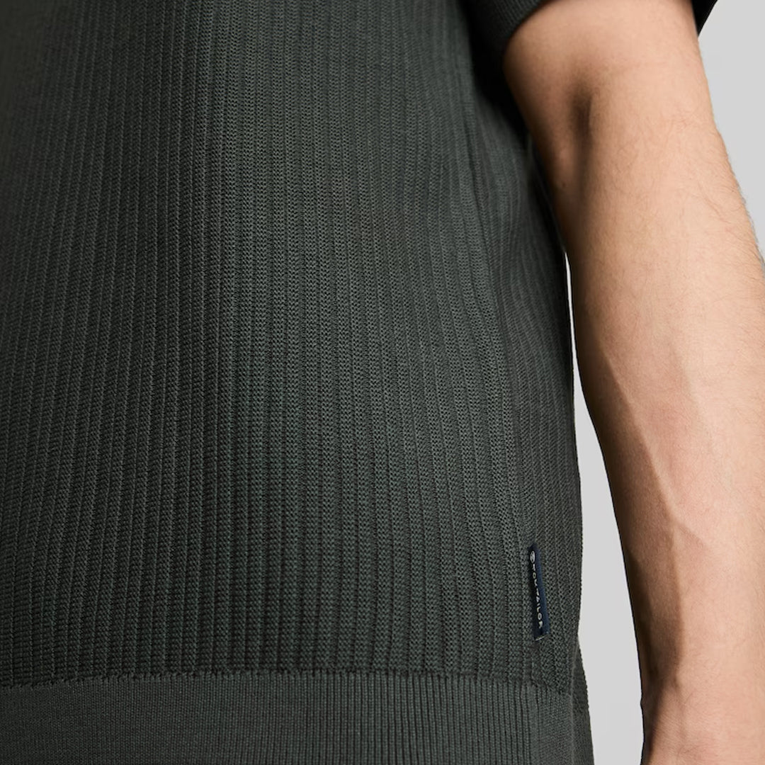 Maicë Tom Tailor structured knit polo