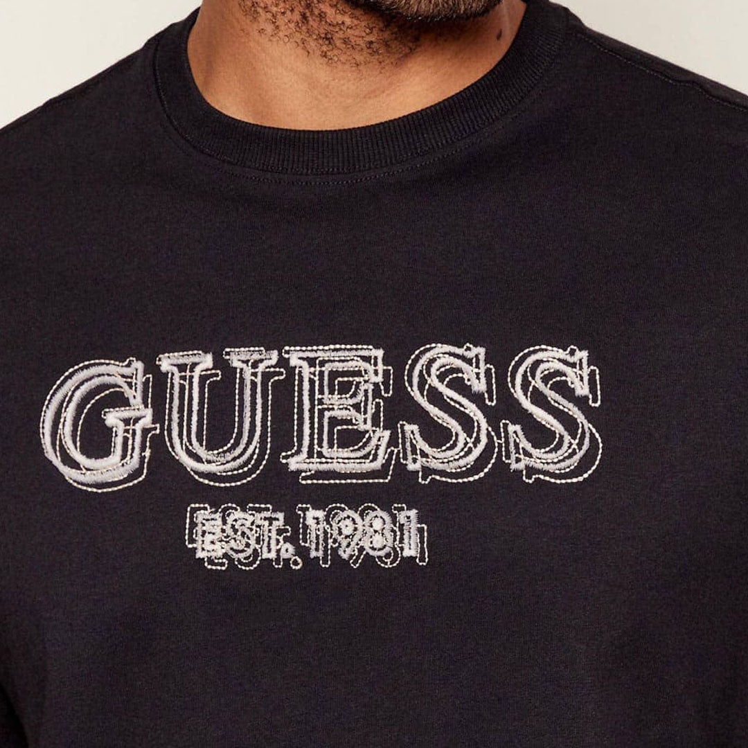 Maicë Guess SS CN EMBROIDERY LOGO TEE