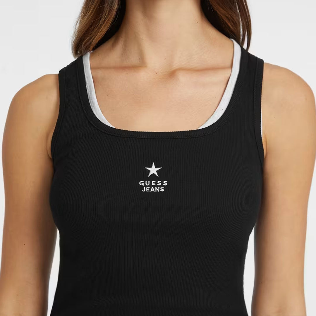 Maicë Guess Jeans GJ TANK TOP SLIM RIB EMB