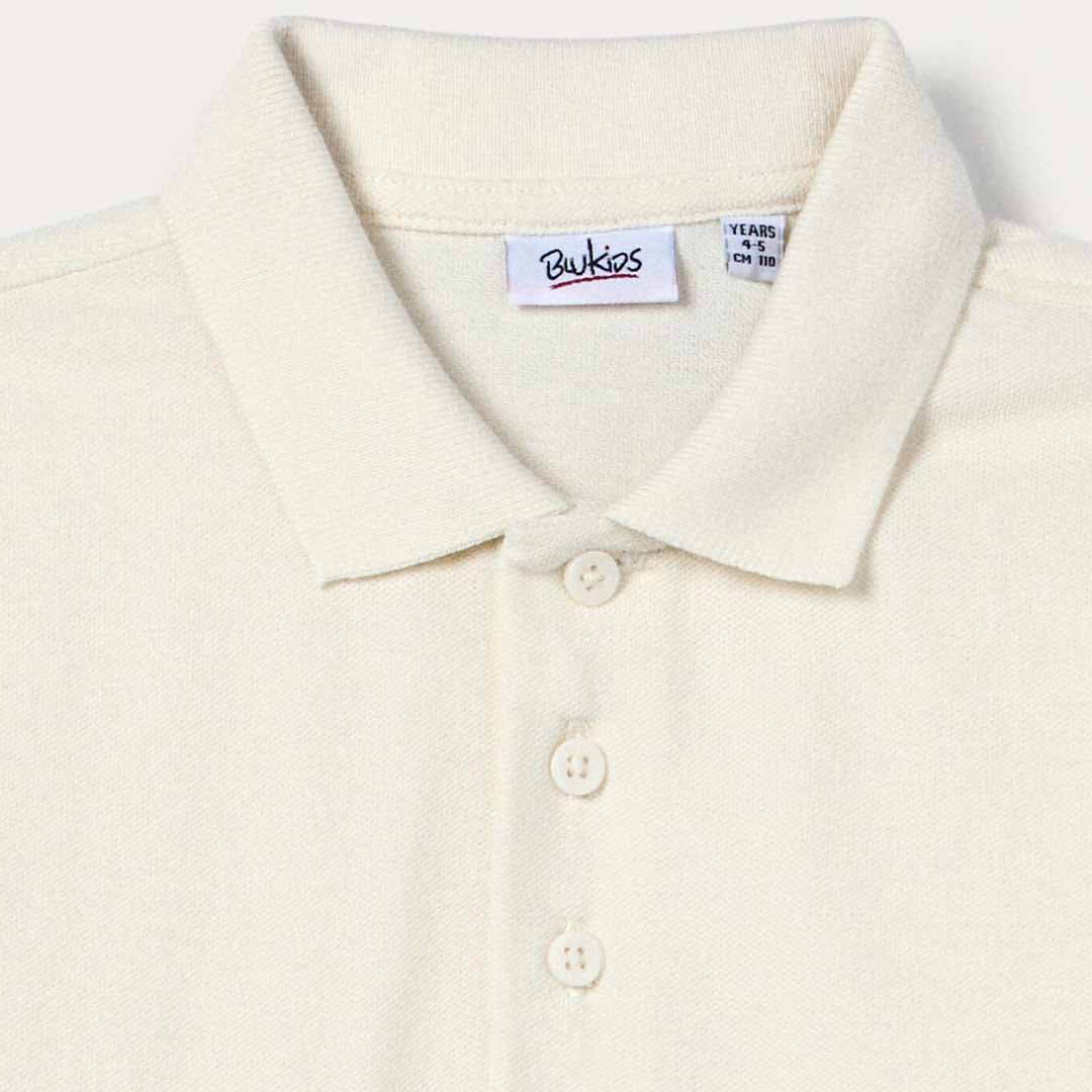 Këmishë Blukids POLO SOLID   CLOUD DANCER