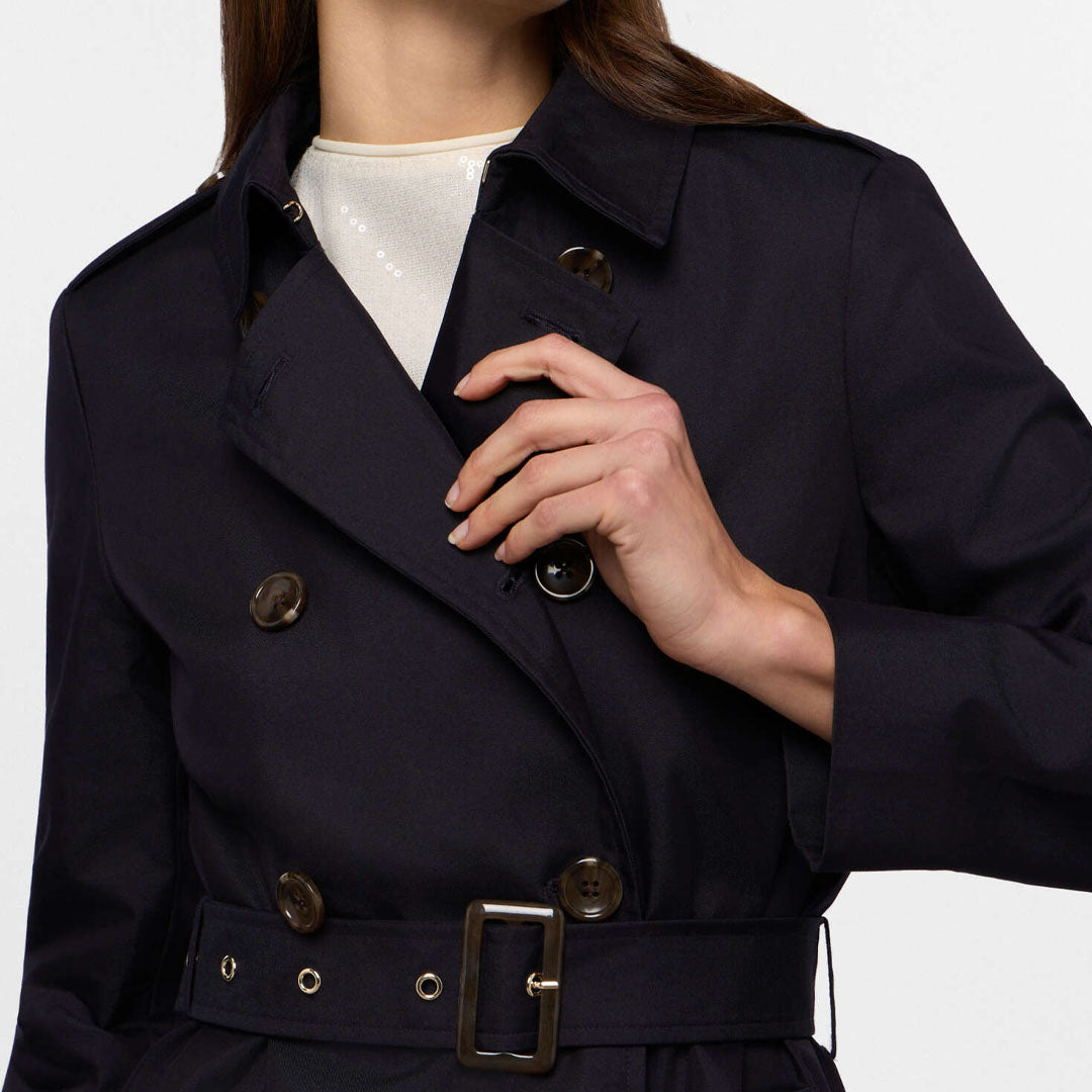 Palltë Upim TRENCH DOPPI NAVY BLUE