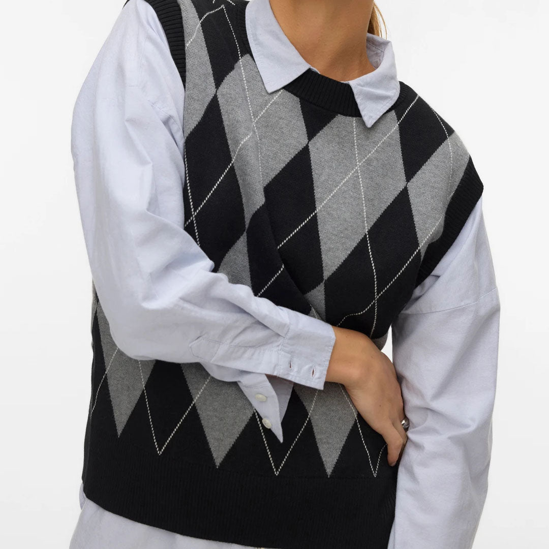 Jelek VERO MODA VMMILANO SL O-NECK VEST VIP