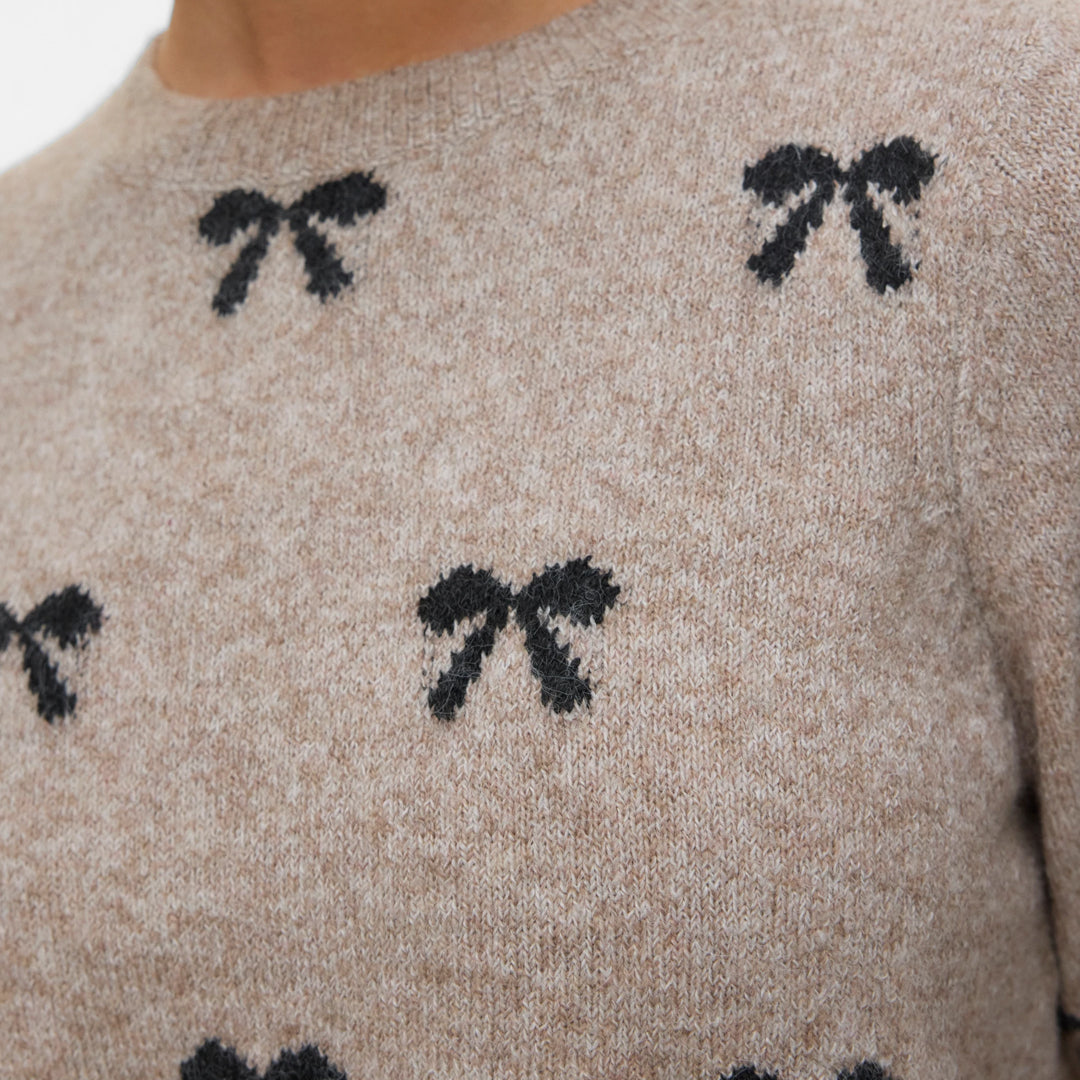 Xhemper VERO MODA VMDOFFY INTARSIA 2/4 O-NK PULLOV