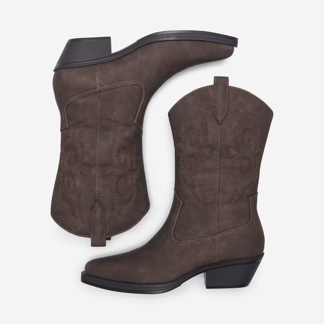 Çizme Only ONLBRONCO-3 PU MID COWBOY BOOT