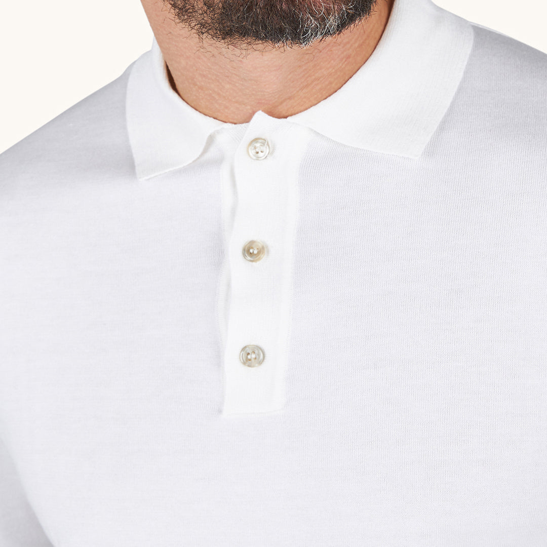 Maicë Paul & Shark COTTON SILK POLO SHIRT