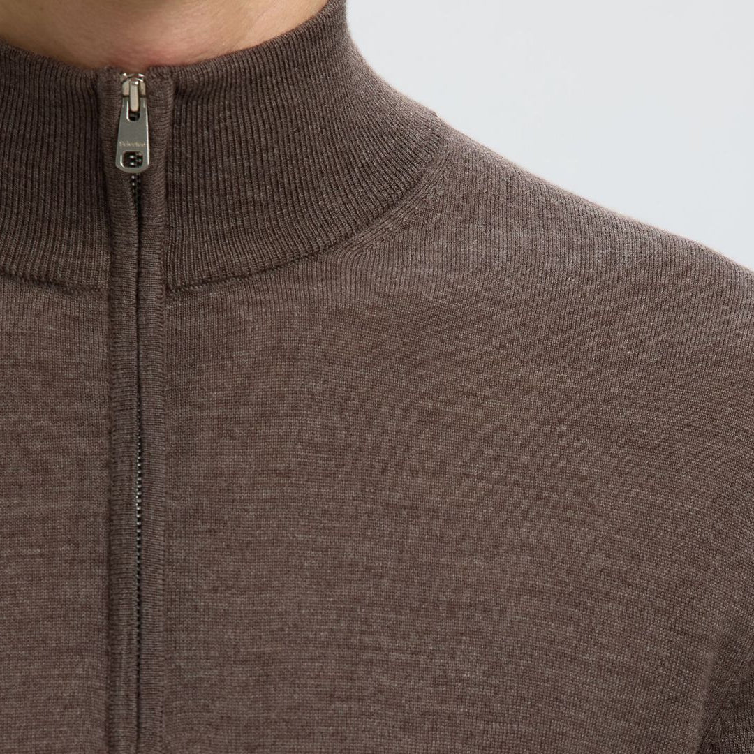 Xhemper Selected SLMTRAY LS KNIT REG MERINO HALF Z