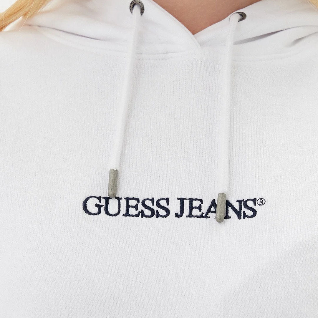 Duks GUESS JEANS GJ OVER HOOD EMBRO SWEATSHIRT