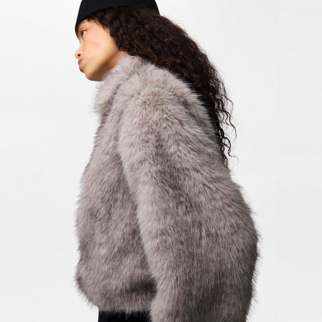 Jakne Pieces PCJILLA SHORT FLUFFY JACKET BC