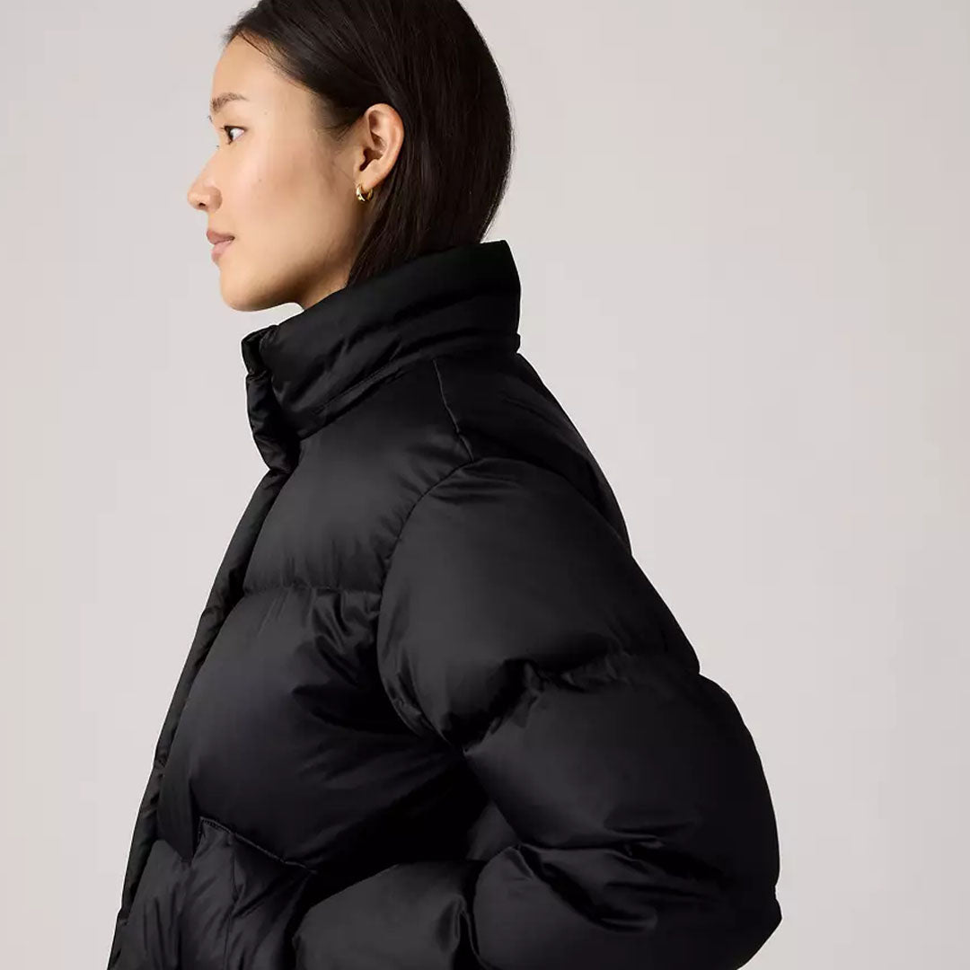 Jakne LEVIS WESTERN BUBBLE SHORTIE ANTHRACITE NIGH