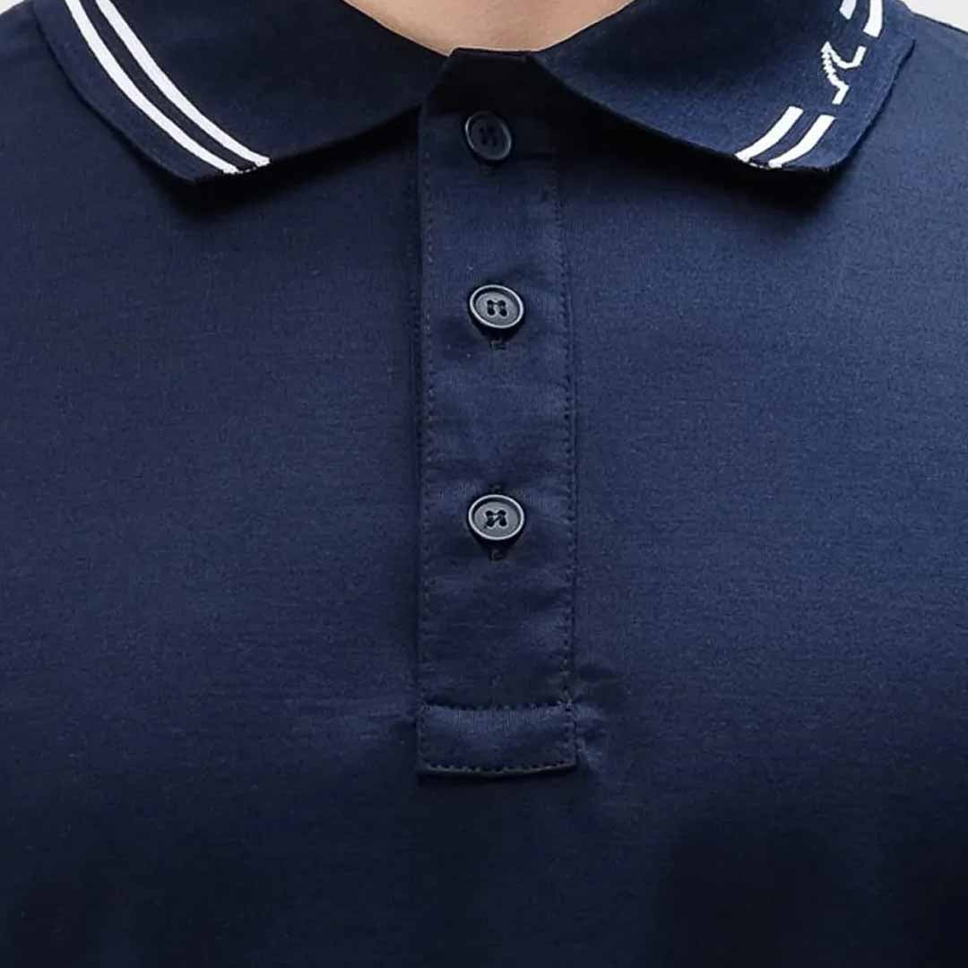 Maicë Paul & Shark MENS KNITTED COTTON POLOSHIRT