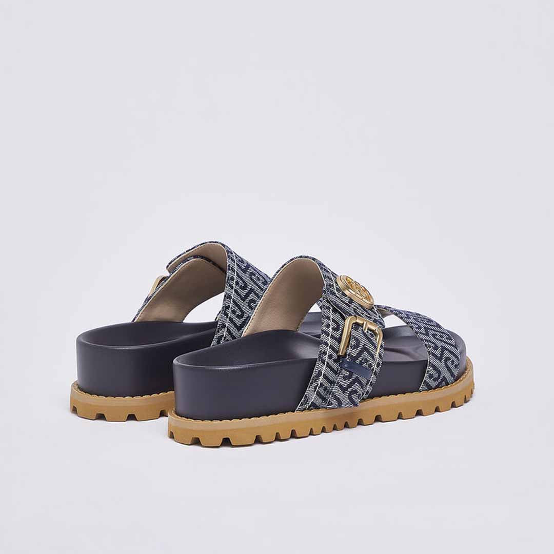 Sandale Liu Jo LIVIA 02 - SANDAL MONOGRAM DENIM DA